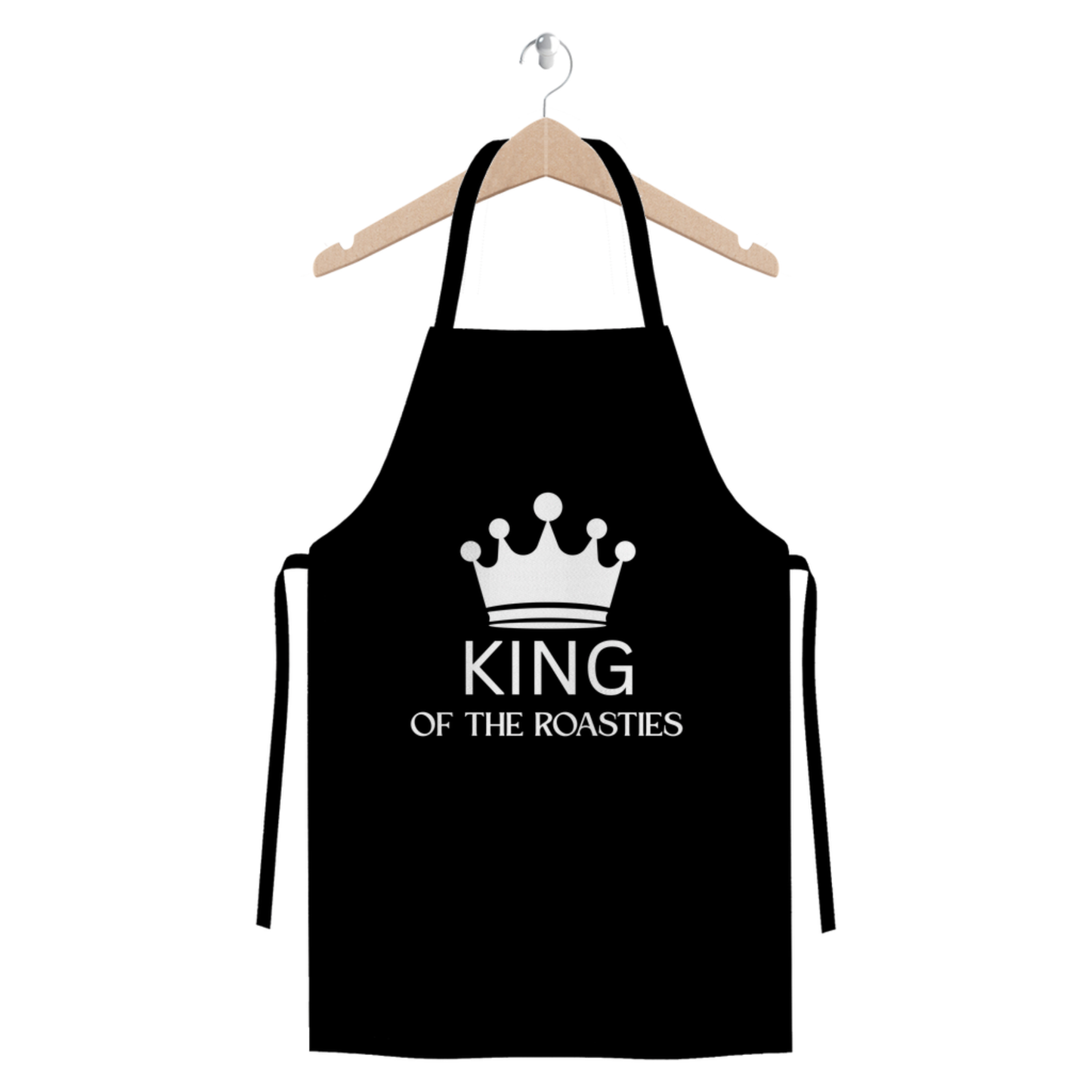 King of the Roasties Apron – Funny Roast Potato Chef Gift | Cotton Twill