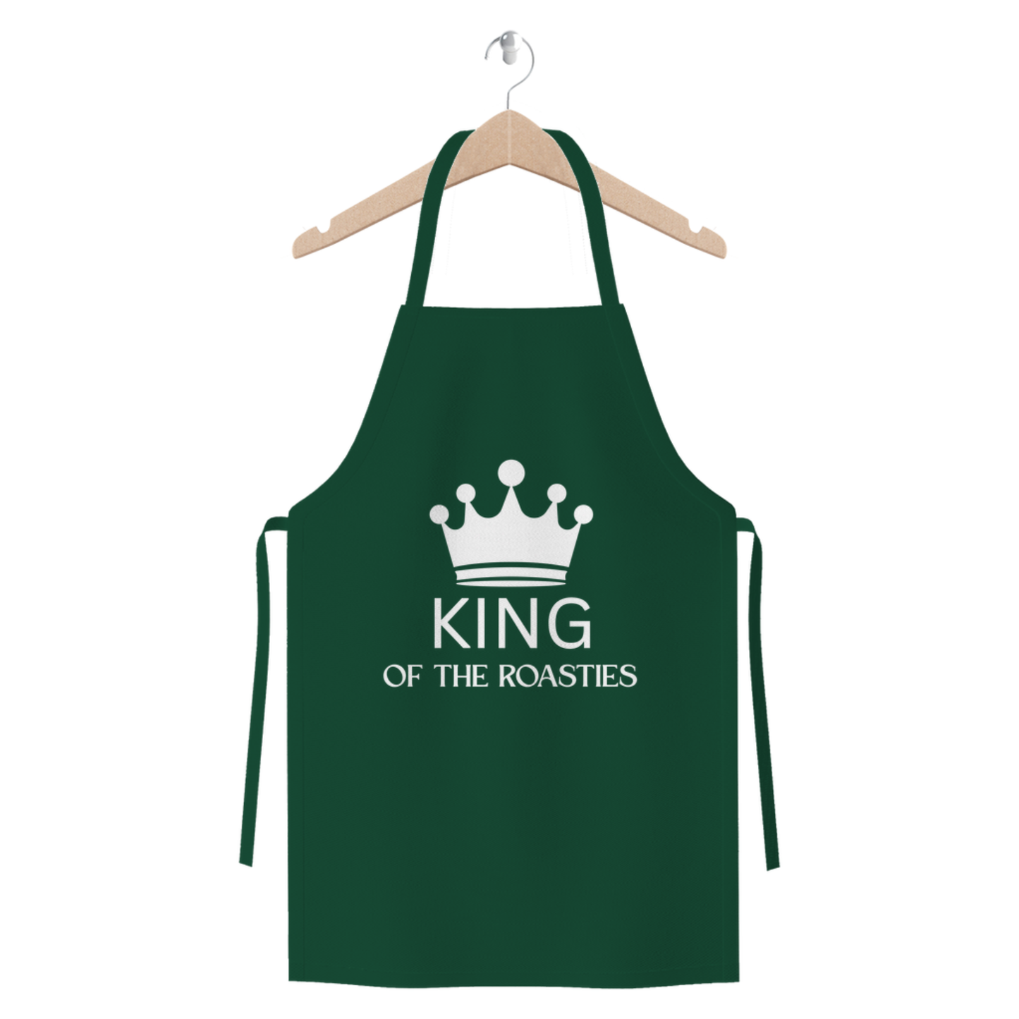 King of the Roasties Apron – Funny Roast Potato Chef Gift | Cotton Twill
