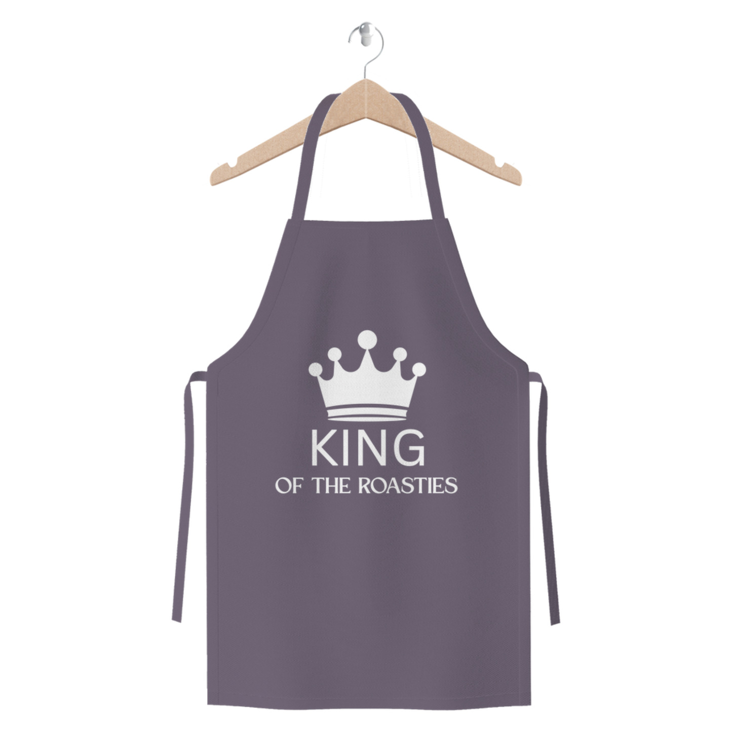 King of the Roasties Apron – Funny Roast Potato Chef Gift | Cotton Twill
