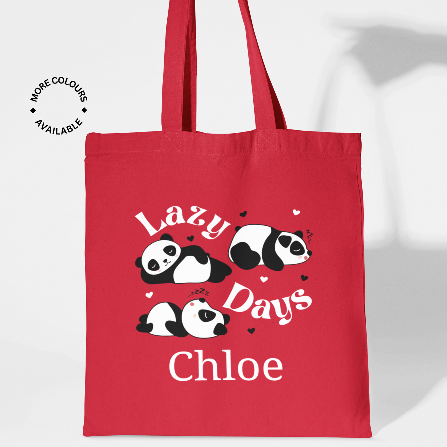 Lazy Days Panda Tote Bag