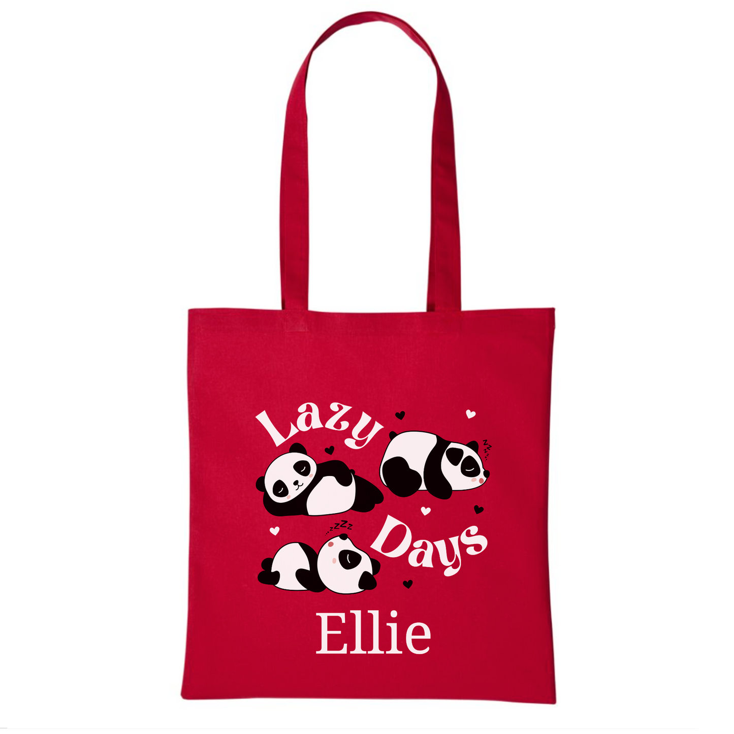 Lazy Days Panda Tote Bag