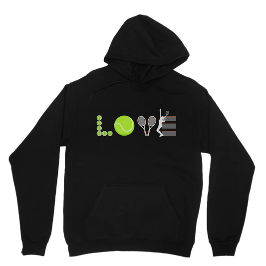 Love Tennis - Women's Printed Pullover Hoodie | Small - 5XL