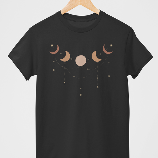 Luna Phases of the Moon - Ladies T-shirt | S - 4XL
