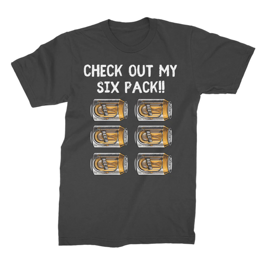 Check Out My Six Pack (of Beer) Men's Cotton T-shirt  | S - 4XL