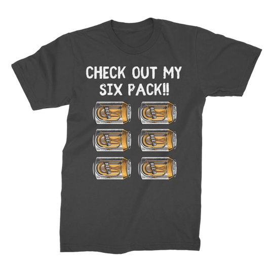 Check Out My Six Pack (of Beer) Men's Cotton T-shirt | S - 4XL
