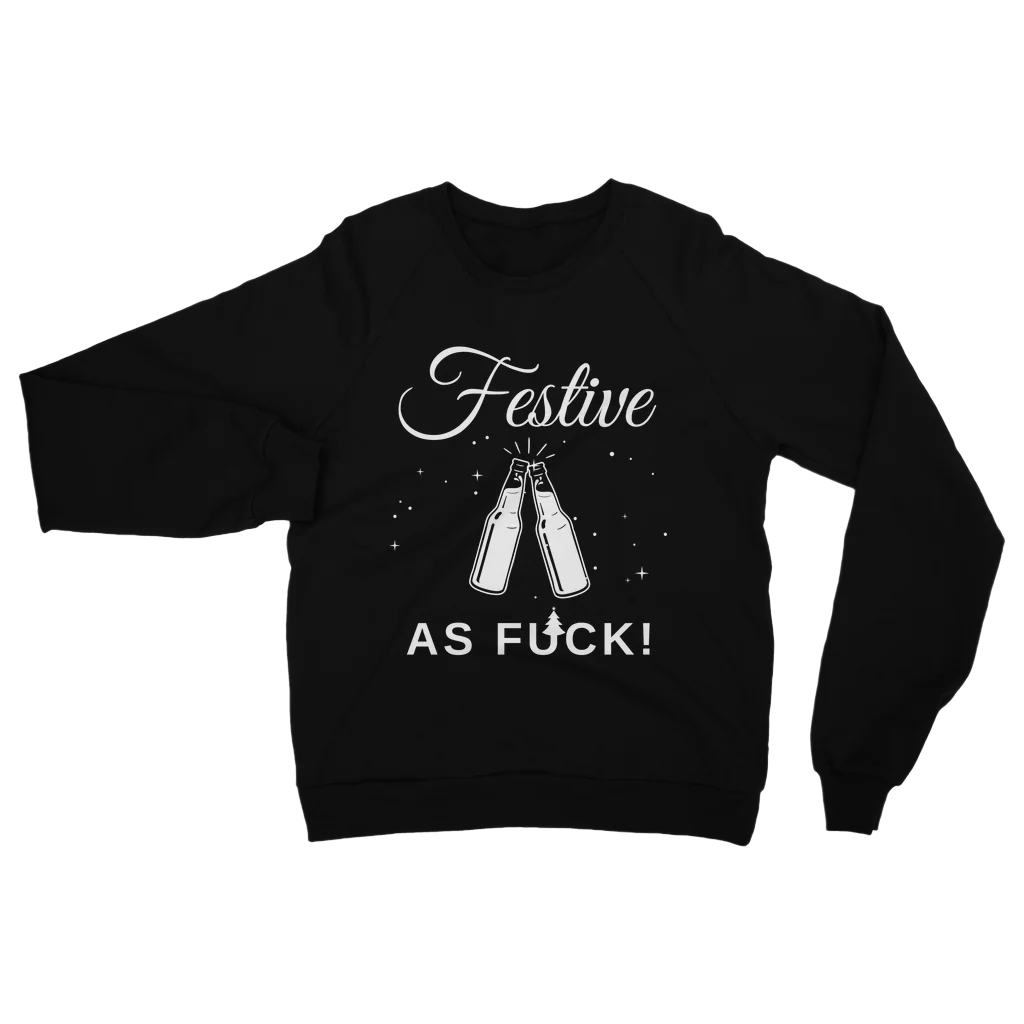 Festive As F*ck - Men's Christmas Sweatshirt