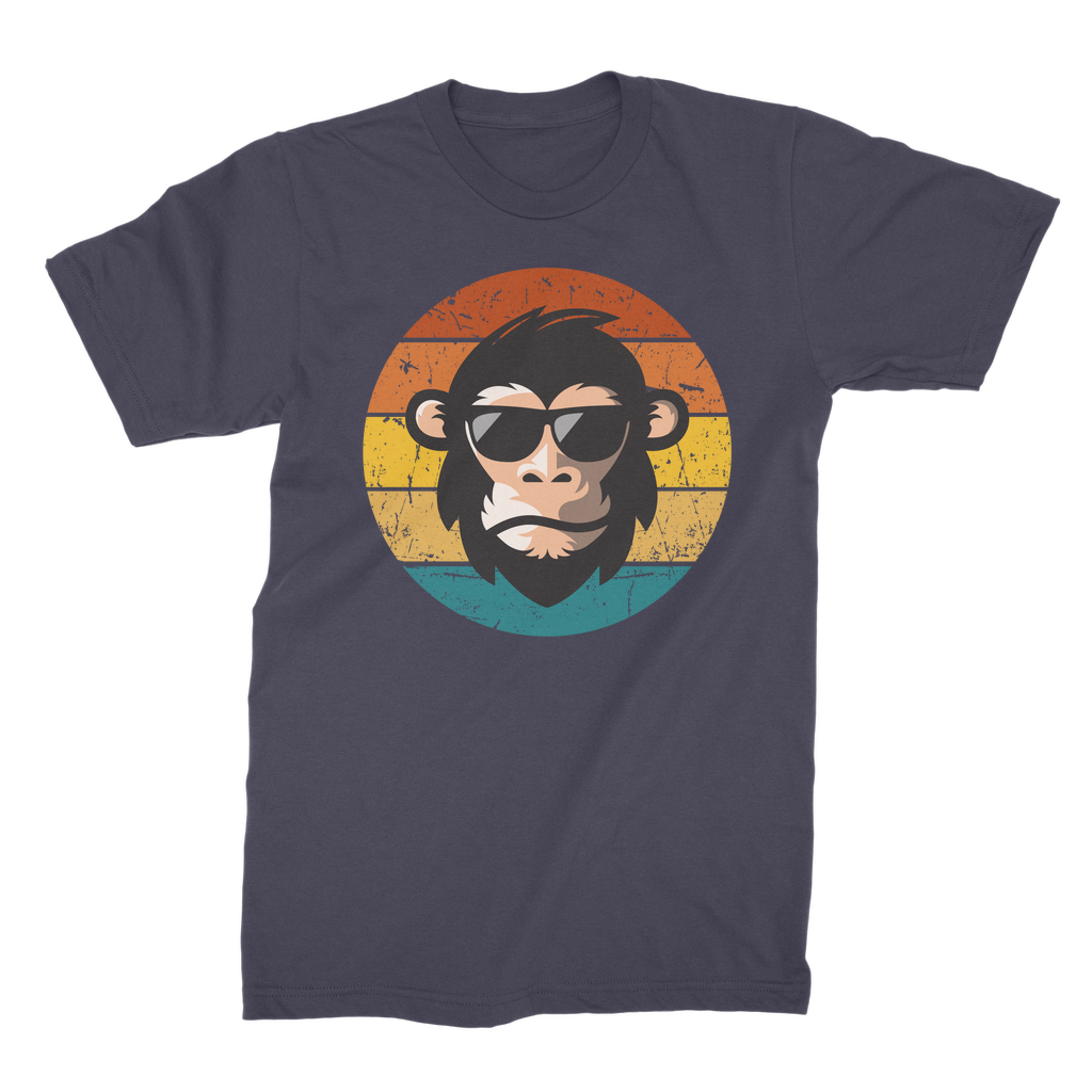 Men's Retro Cool Chimp Graphic T-Shirt (S-4XL)