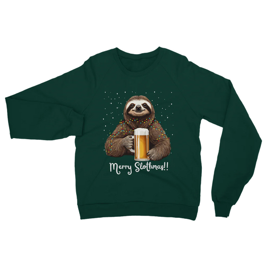 Merry Slothmas!! Unisex Adult's Sweatshirt