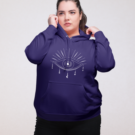 Women's 'Mystical Eye' Pullover Hoodie | S - 5XL