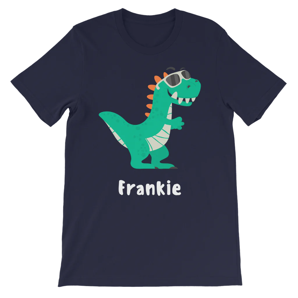 Boys Personalised 'Cool Dinosaur' T-shirt | 3 - 8 years