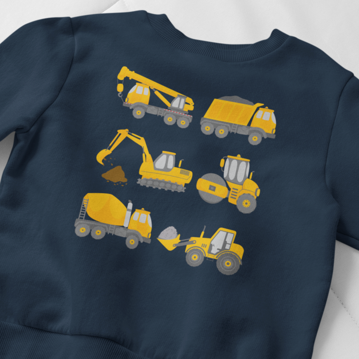 Boys Diggers & Construction Vehicles Sweatshirt