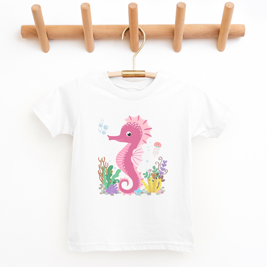 Cute Seahorse - Girls T-shirt | 3 - 11 years