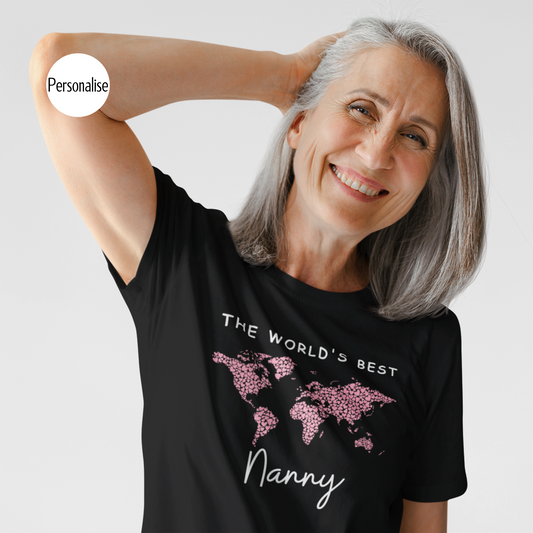 The World's Best Nanny T-shirt | S - 4XL