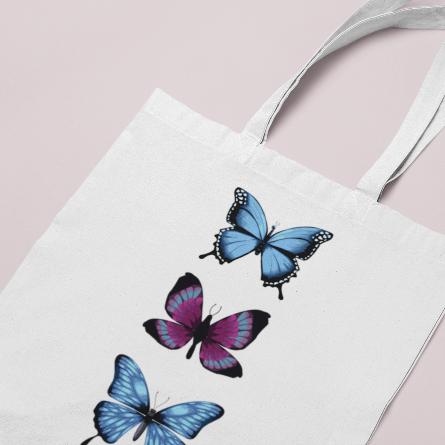 Butterfly Trio - Cotton Tote Bag