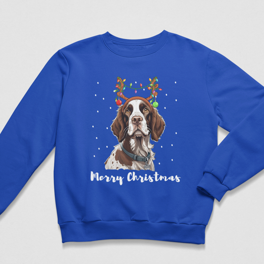 Springer Spaniel Christmas Sweatshirt – Festive Dog Jumper for Dog Lovers
