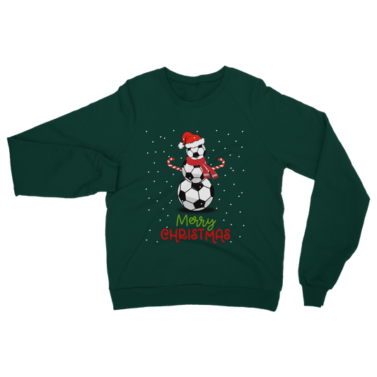 Adults Christmas Football Snowman Sweatshirt | S - 5XL