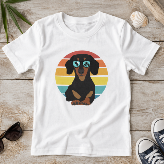 Summer Dachshund Kids Unisex T-Shirt (3-13 yrs)