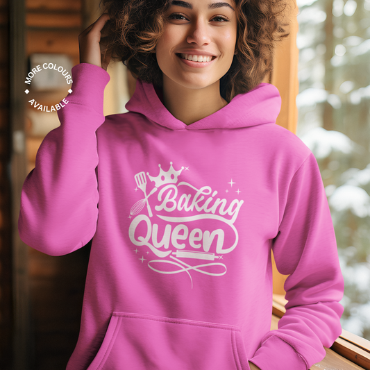Women's 'Baking Queen' Pullover Hoodie
