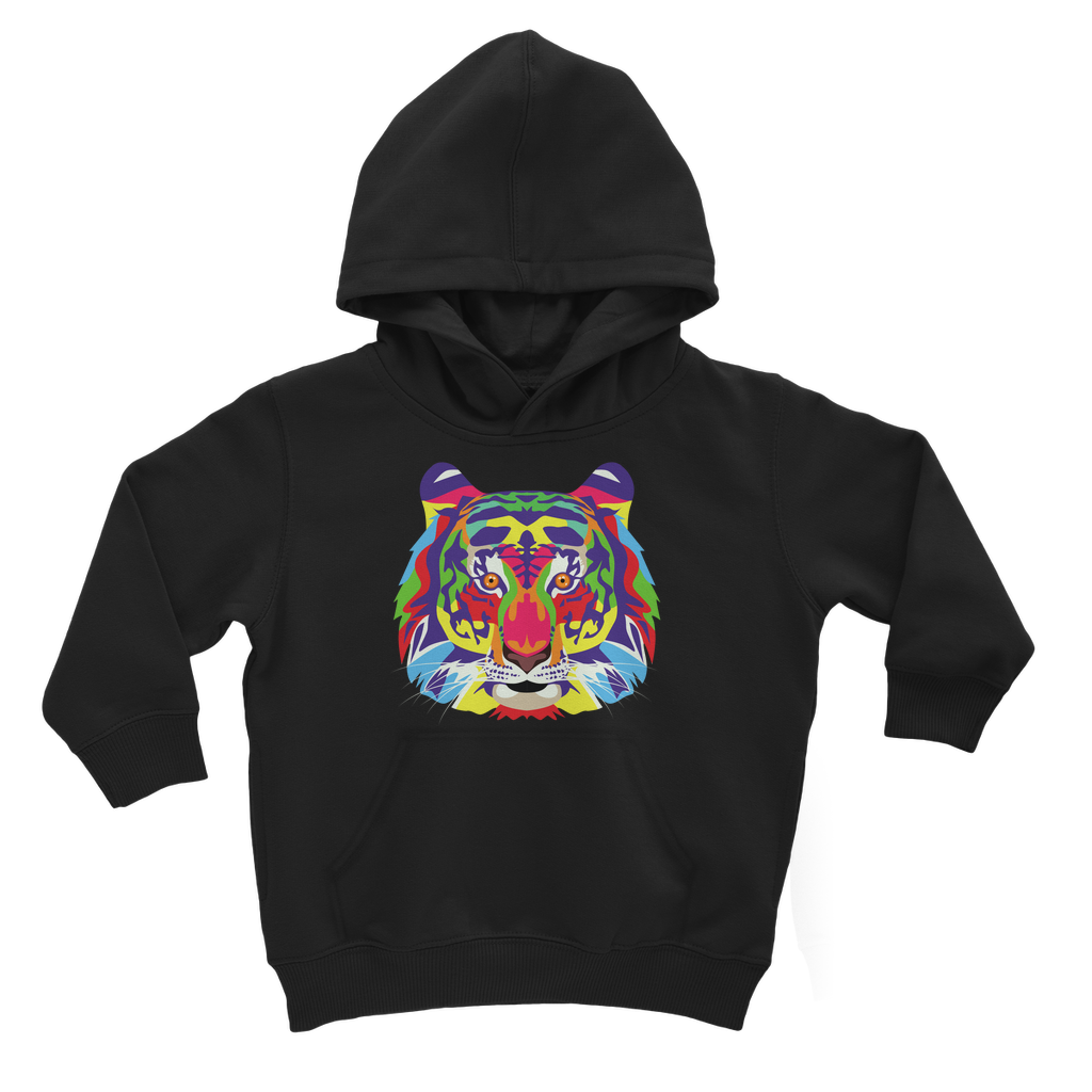 Children's Black Tiger Hoodie