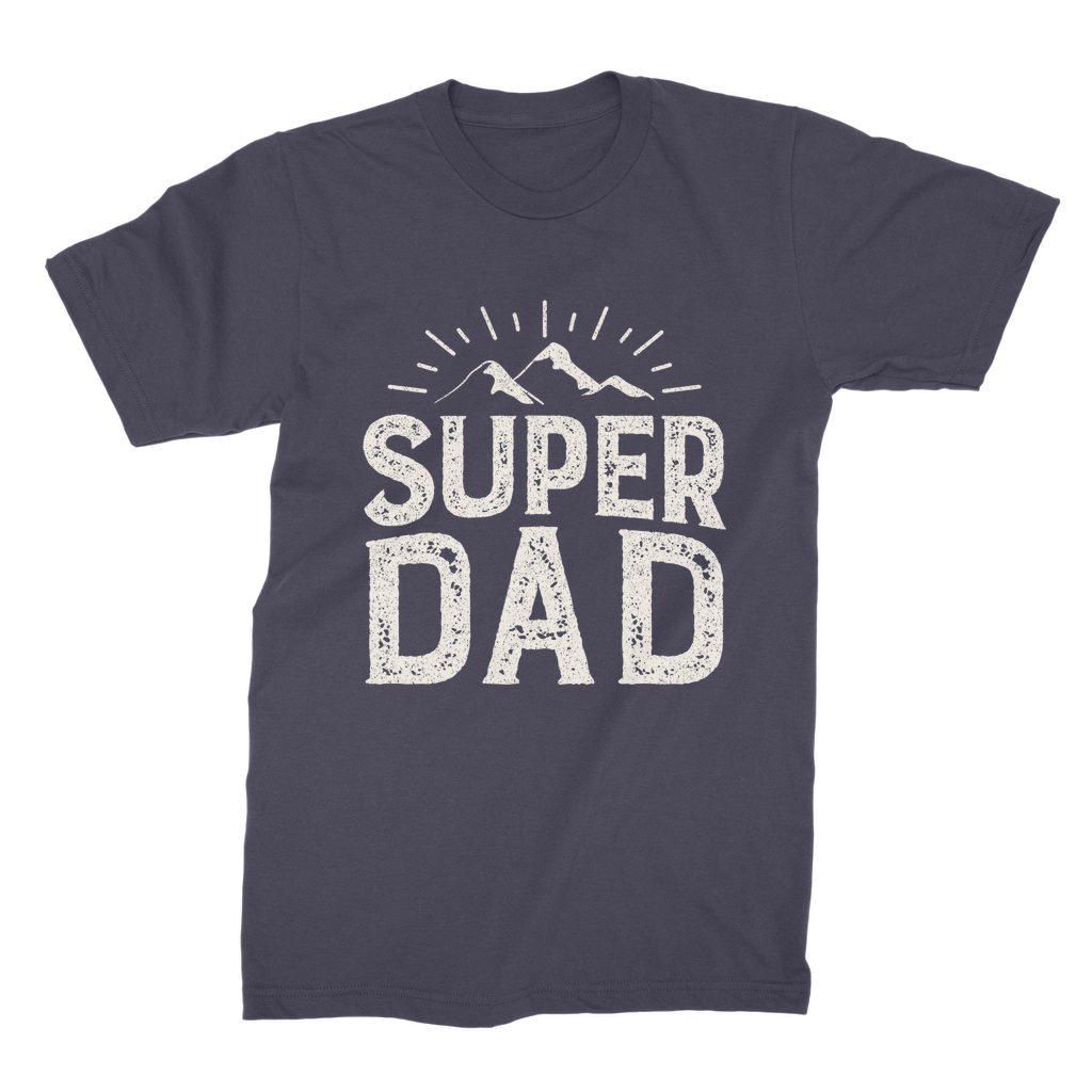 Navy Fathers Day T-shirt ' Super Dad' 