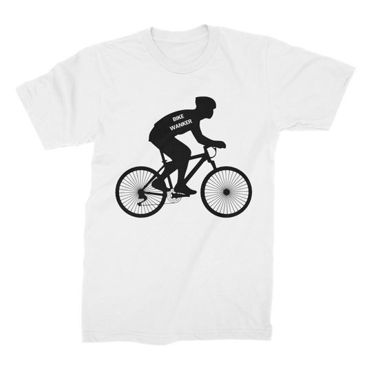 Men's Bike Wanker Premium Cotton T-shirt | S - 4XL