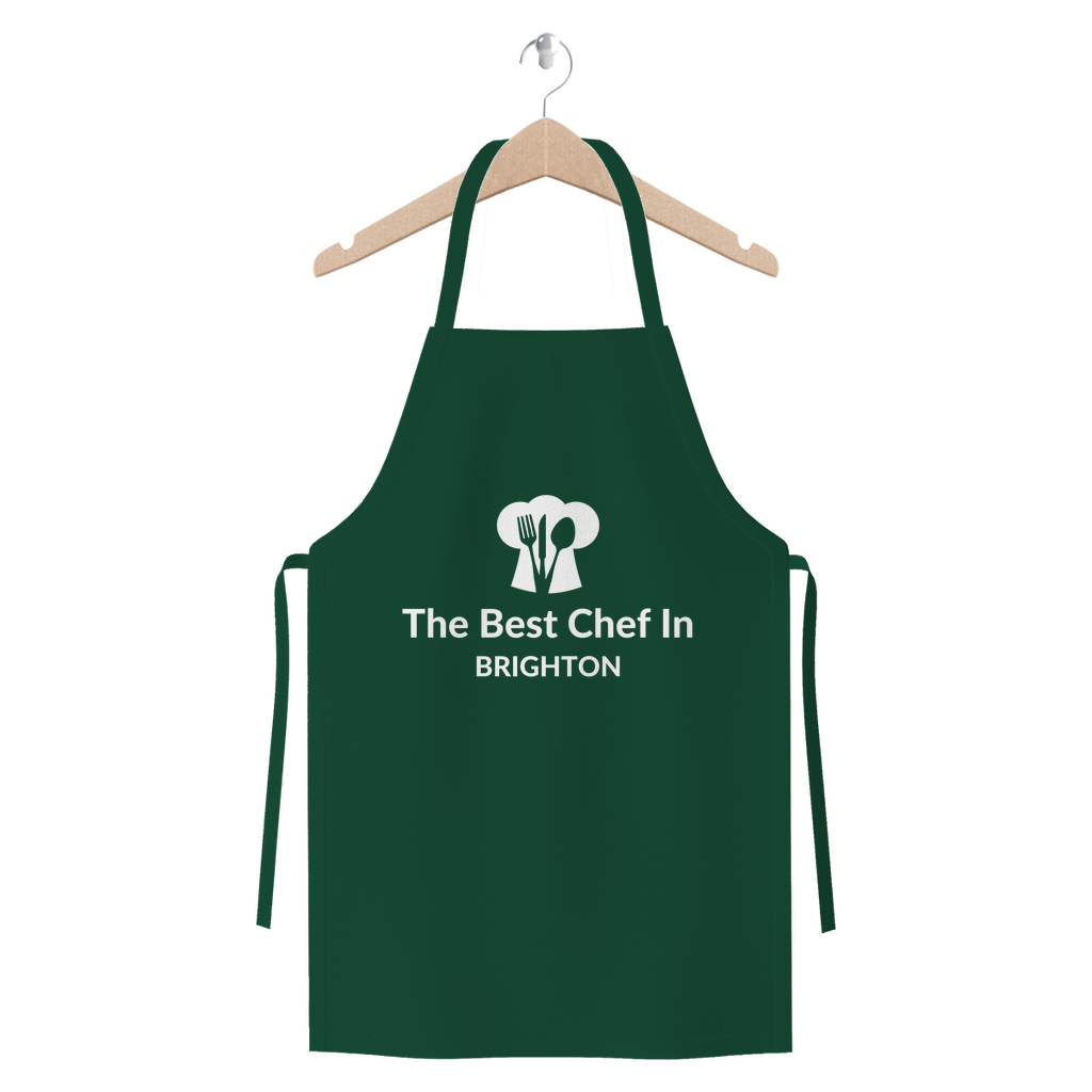 Personalised Apron 'The Best CHEF in... ' County/Town/City/Postcode