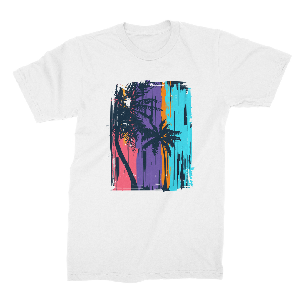 Men's Beach Sunset Cotton T-shirt | S - 4XL