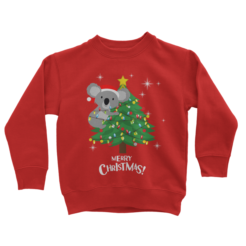 Kids Merry Christmas Koala Sweater