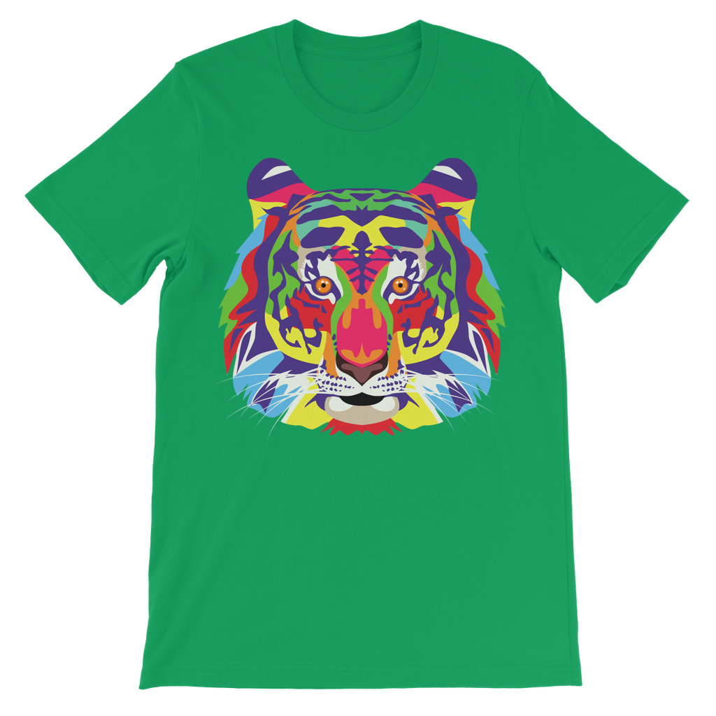 Kids Technicolour Tiger T-shirt | Unisex Sizes