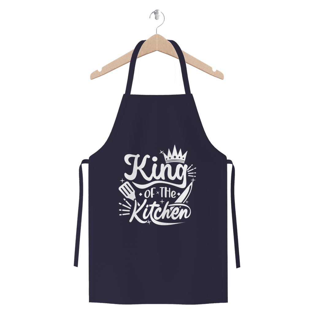 'King of the Kitchen' cotton twill kitchen apron.