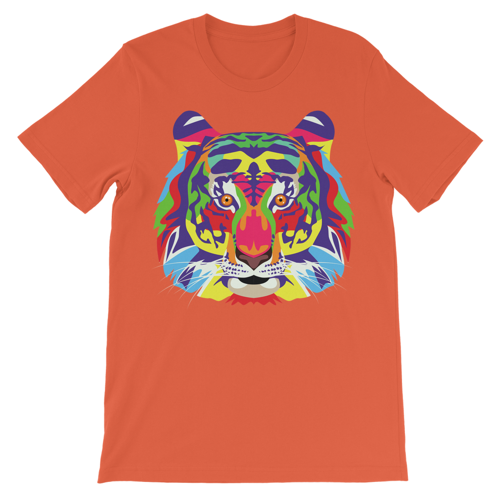 Kids Technicolour Tiger T-shirt | Unisex Sizes