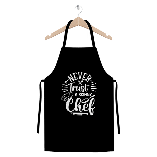 Never Trust a Skinny Chef | Cotton Twill Apron