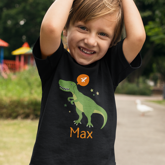 Kids Dinosaur Themed Birthday T-shirt | 1 - 8 years