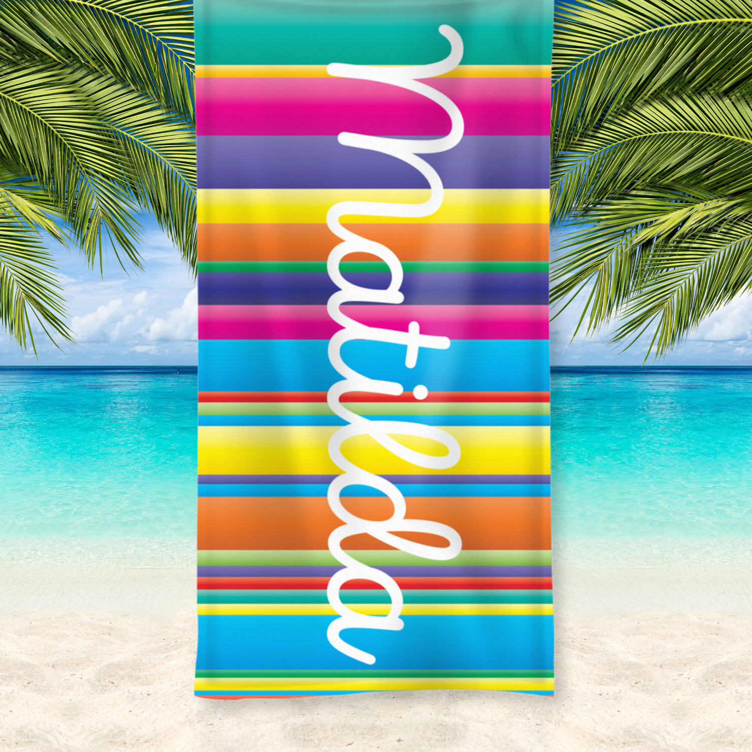 Personalised photo discount beach towels