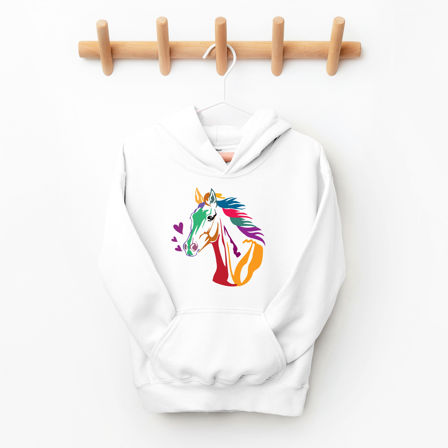 Girls Horse Hoodie