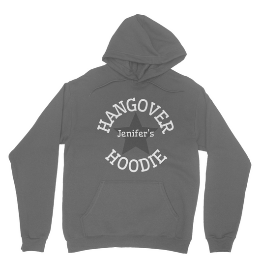 Ladies/Young Adults Personalised Hangover Hoodie XS - 3XL | 6 Colours