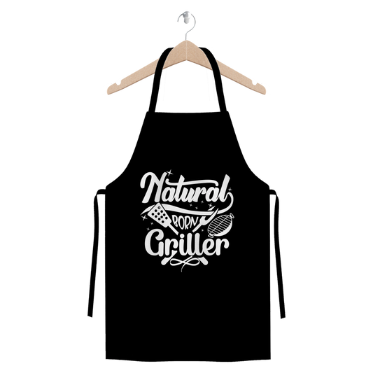 Natural Born Griller | Premium Cotton Twill Apron