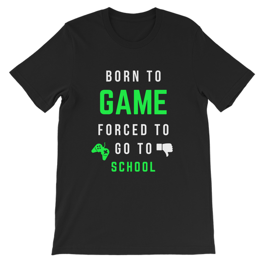 Kids Unisex 'Born to Game' T-shirt | 5 - 13 yrs