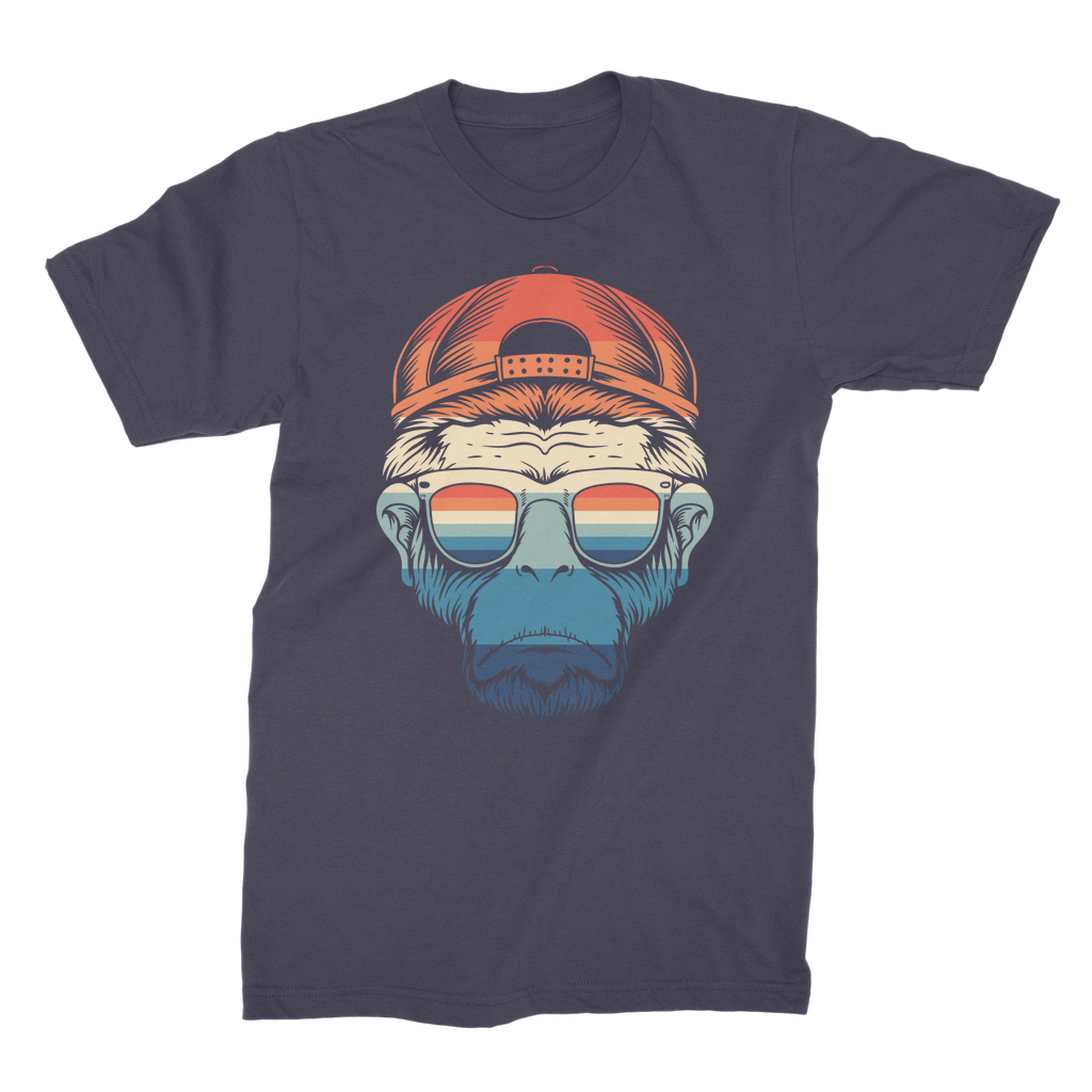 Retro Chimp - Men's Cotton T-shirt