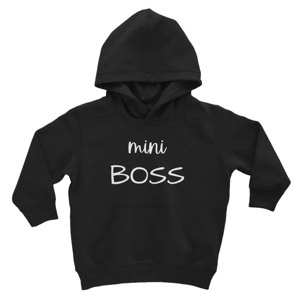 Boys "Mini BOSS" Pullover Hoodie | 3 - 6 years