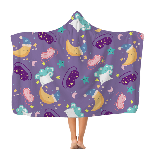 Kids Sleepover/Slumber Premium Hooded Blanket