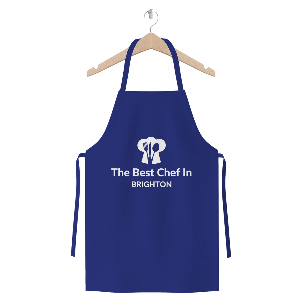 Personalised Apron 'The Best CHEF in... ' County/Town/City/Postcode