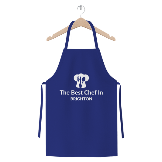 Personalised Apron 'The Best CHEF in... ' County/Town/City/Postcode