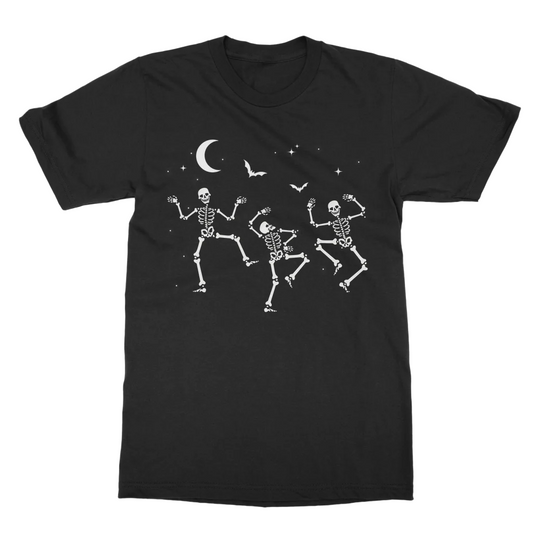 Adults Dancing Skeletons Halloween T-Shirt | Unisex Sizes