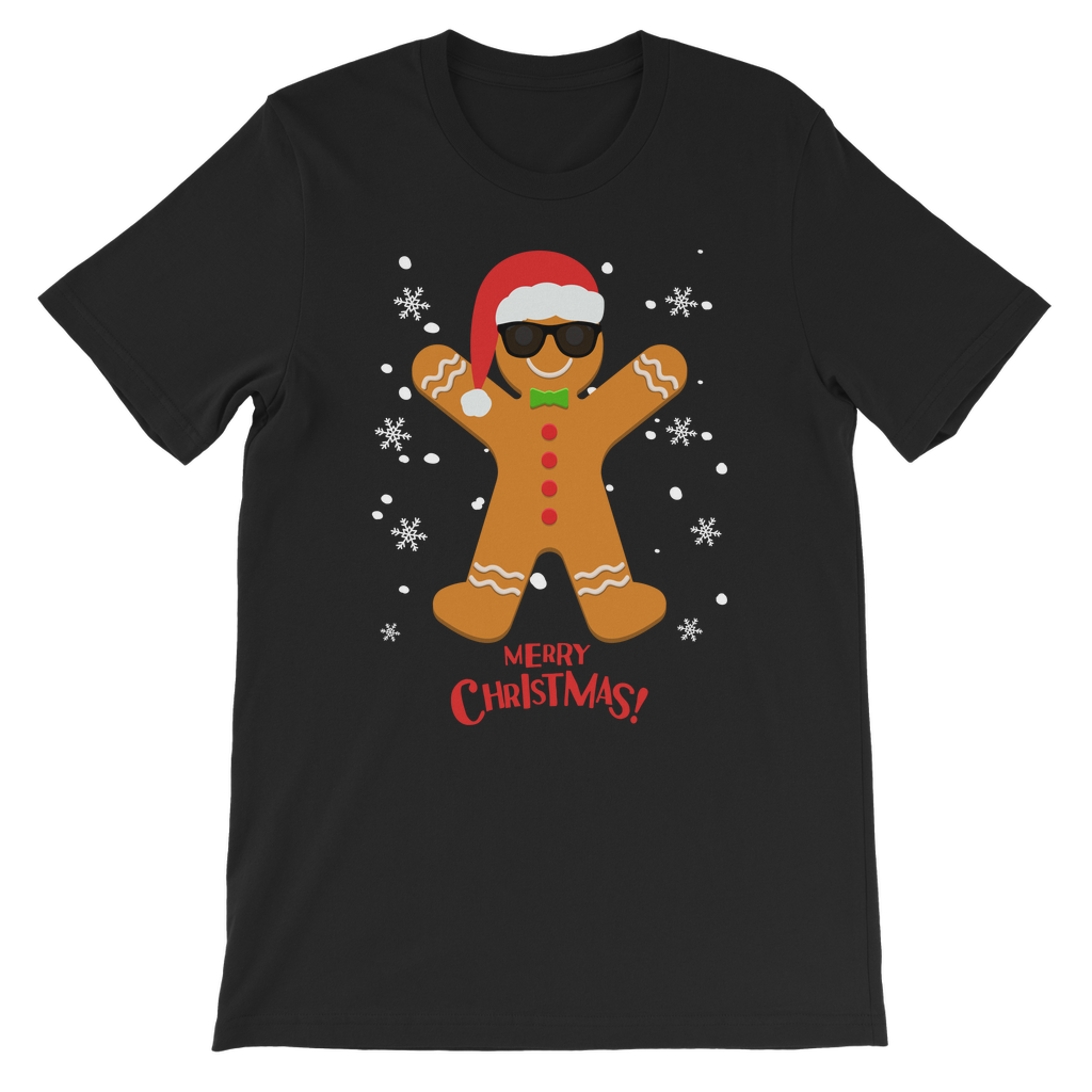 Cool Christmas Gingerbread Man - Kids Festive T-shirt