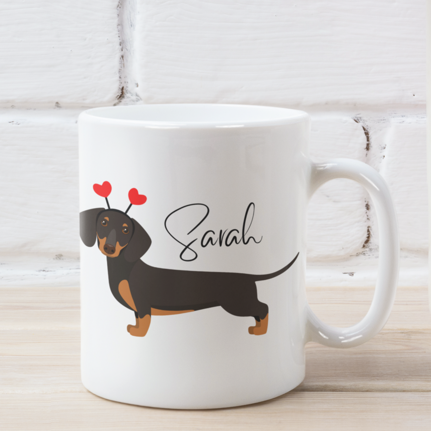 Personalised Sausage Dog Mug