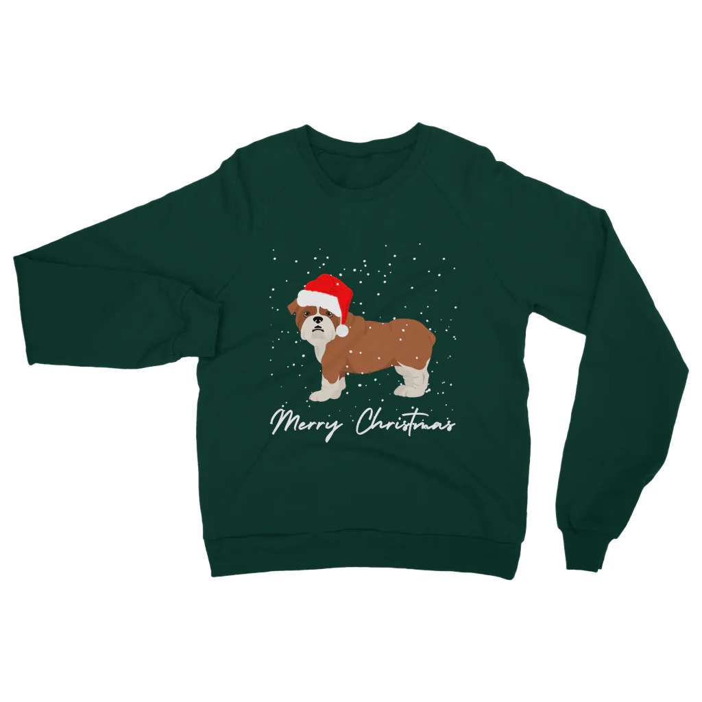 British bulldog christmas jumper hotsell