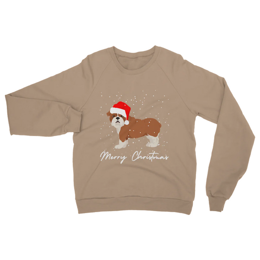 Christmas English Bulldog - Unisex Adult's Xmas Sweatshirt